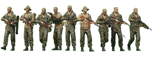 ARMA Reforger-era Spetsnaz operatives (1989)