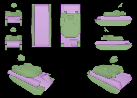 LEGENDGreen = armour.bisurfPurple = iron