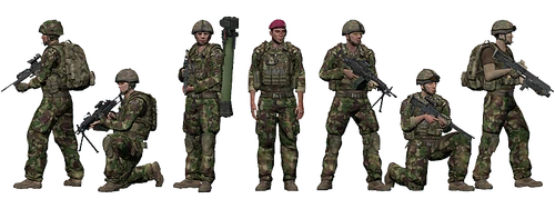 ArmA 2-era NATO troopers (British Army / Chernarus)