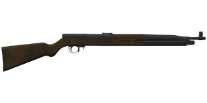 The Pu-52/57 7.62 mm automatic rifle.