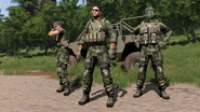 Group 14 operatives with the Tropic Dazzle variants.
