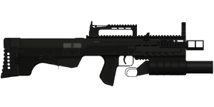 The Veles GL 12.7 mm battle rifle.