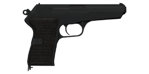 The Pi-52 7.62 mm handgun.