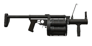 The 6G30 grenade launcher.