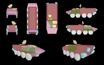 LEGENDGreen = armour.bisurfMaroon = armor_23mm_plate.bisurfPink = armor_30mm_plate.bisurfPurple = armor_5mm_plate.bisurfTeal = armor_3mm_plate.bisurfYellow = armor_7mm_plate
