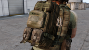 Corporal Ben Kerry's unique variant with additional pouches, strapped items and a nametag.