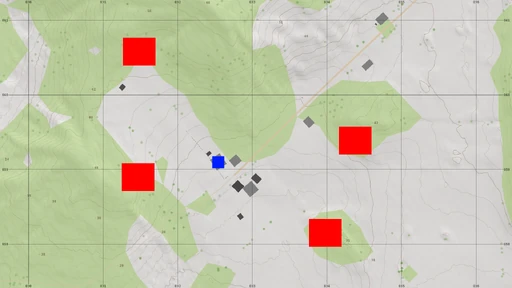 LEGENDRed: Enemy operativesBlue: Your team's position