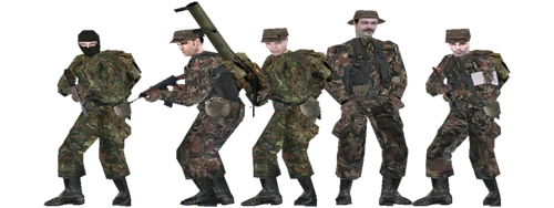 ArmA: Cold War Assault-era Everon Freedom Alliance fighters (1985-1991)
