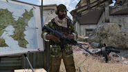 Altian government Loyalist commander Hektor Anastas with his Raven Vest.