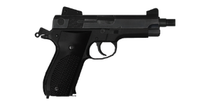 The Mk22 Mod 0 9 mm handgun.