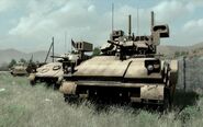 M6 (rear) and M2A3 (front) side-by-side.