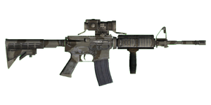 The M4A3 5.56 mm carbine.