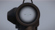 Scope reticle.