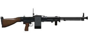 The UK-59L 7.62 mm medium machine gun.