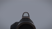 Backup collimator sight (both variants).