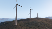 Agela's wind turbines.