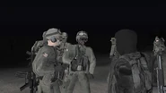 U.S. black ops and crewmen with NVGs (Cold War Assault)