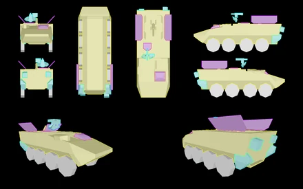 LEGENDTeal = armor_5mm_plate.bisurfPurple = armor_11mm_plate.bisurfYellow = armor_23mm_plate