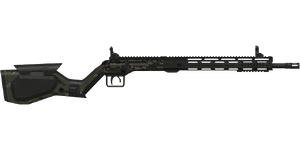 The HADES H6 5.56 mm marksman rifle.