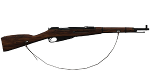The M38 7.62 mm bolt-action rifle.