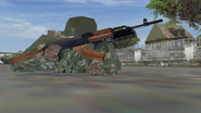 Soviet AK-74 equipped with a GP-25.