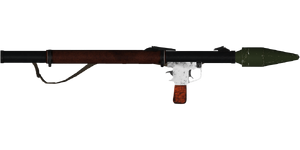 The B40 82 mm anti-tank grenade launcher.