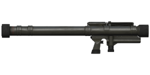 The FIM-43 70 mm missile launcher.