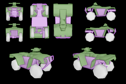 LEGENDGreen = plastic.bisurfPurple = iron