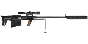 The KSVK 12.7 mm sniper rifle.