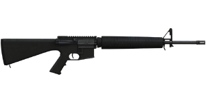 The GV M/95 5.56 mm assault rifle.