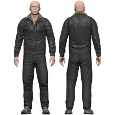 Black - [Leather Jacket]