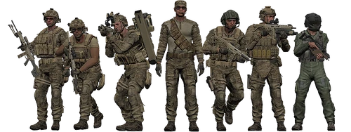Conventional NATO infantrymen (2036)