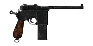 The M712 7.62 mm handgun.