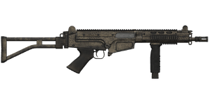 The SLR Para 7.62 mm battle rifle.