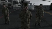 Razor Team are personally greeted by General Armstrong.