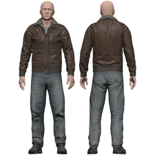 Light Brown - [Leather Jacket]