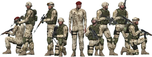 ArmA 2-era NATO soldiers (ACR / Takistan)