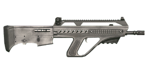 The Katiba Carbine 6.5 mm bullpup carbine.