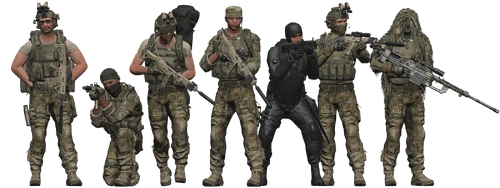 ArmA 3-era U.S. Army SOF units (Mediterranean / 2035)