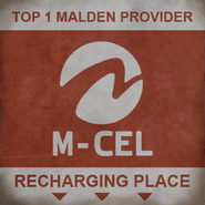 Notification for M-CEL recharge stations.