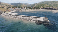 The marina itself.