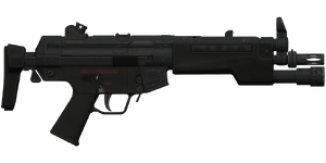 The MPV-N 9 mm submachine gun.