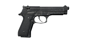 The M9 9 mm handgun.