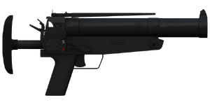 The GraPi 40 mm grenade launcher.