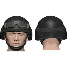 Black - [Basic Helmet (Goggles)]