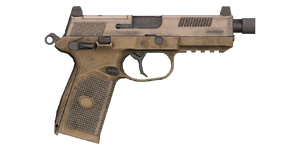 The 4-Five .45 handgun.