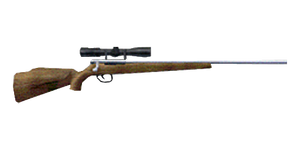 The Hunting Rifle 7.62 mm sniper rifle.