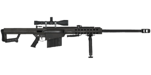 The M107 .50 cal sniper rifle.