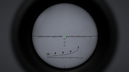 Zoomed-in reticle.