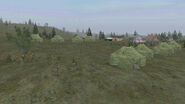 Soviet military camp/supply depot prior to its destruction (Late 1982)